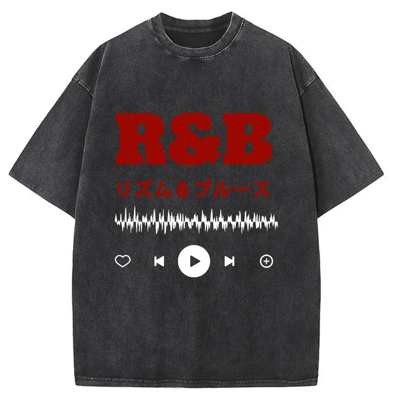 Tokyo-Tiger Rhythm And Blues Washed T-Shirt