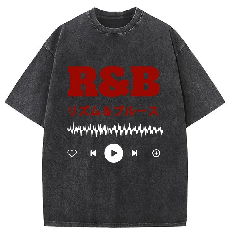 Tokyo-Tiger Rhythm And Blues Washed T-Shirt