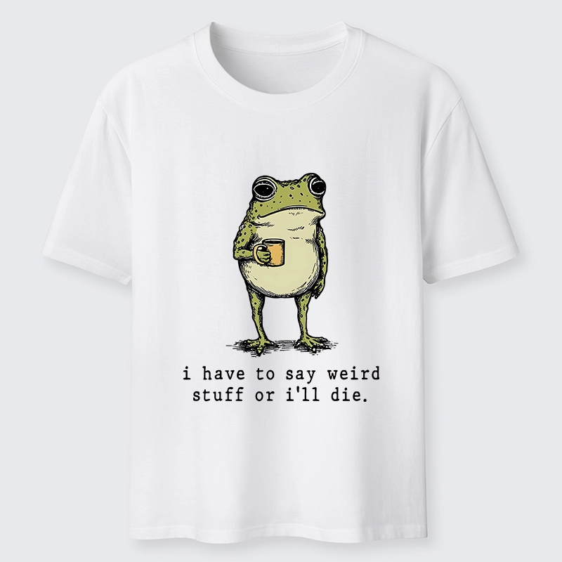 Tokyo-Tiger Funny Meme Weird Talking Coffee Frog Classic T-Shirt