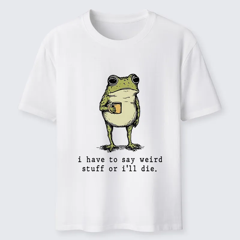 Tokyo-Tiger Funny Meme Weird Talking Coffee Frog Classic T-Shirt