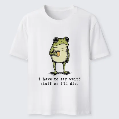 Tokyo-Tiger Funny Meme Weird Talking Coffee Frog Classic T-Shirt