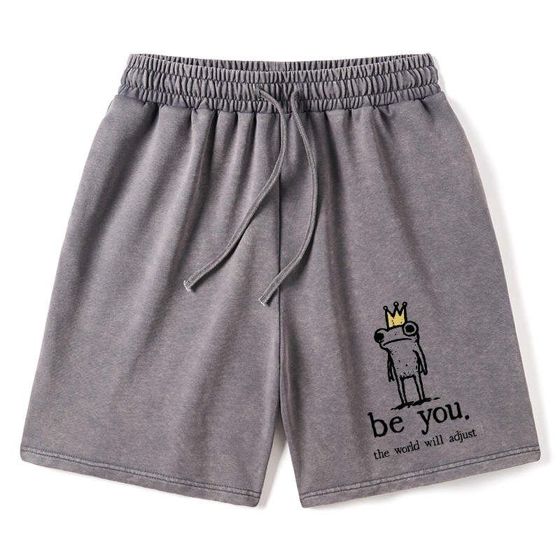 Tokyo-Tiger Crown Frog Stays True To Self Washed Shorts