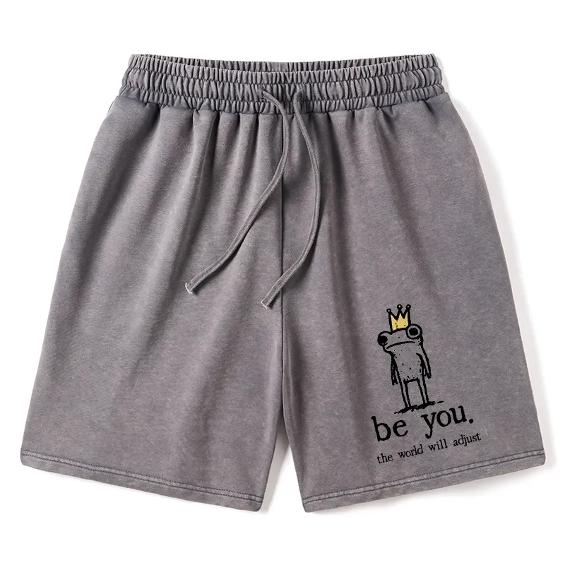 Tokyo-Tiger Crown Frog Stays True To Self Washed Shorts Sale