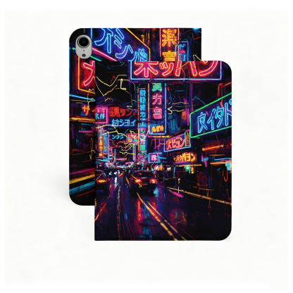 Tokyo-Tiger Tokyo Street Scene Nobles Tablet Protective Case
