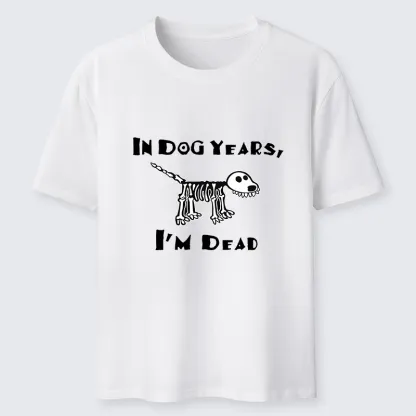 Tokyo-Tiger Funny Meme Old Dog Dead In Dog Years Vibe Classic T-Shirt