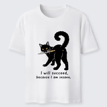 Tokyo-Tiger Brave Black Cat Wild Success Vibe Classic T-Shirt