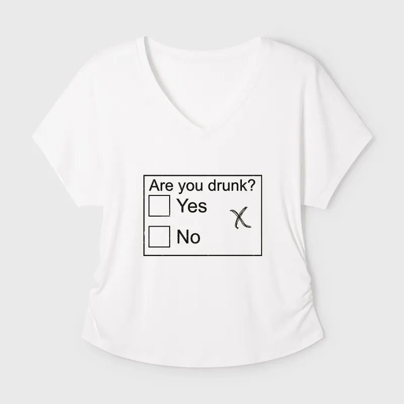 Tokyo-Tiger Confused Drunk Checkbox Graphic Modal Dolman Sleeve T-Shirt Sale