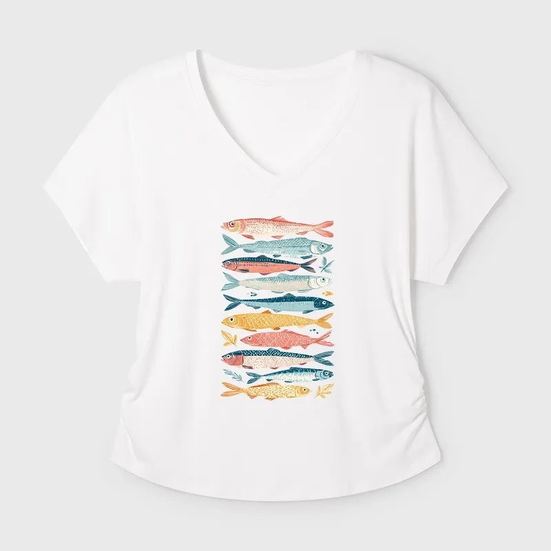 Tokyo-Tiger Beautiful Colorful Fish In The Sea Modal Dolman Sleeve T-Shirt