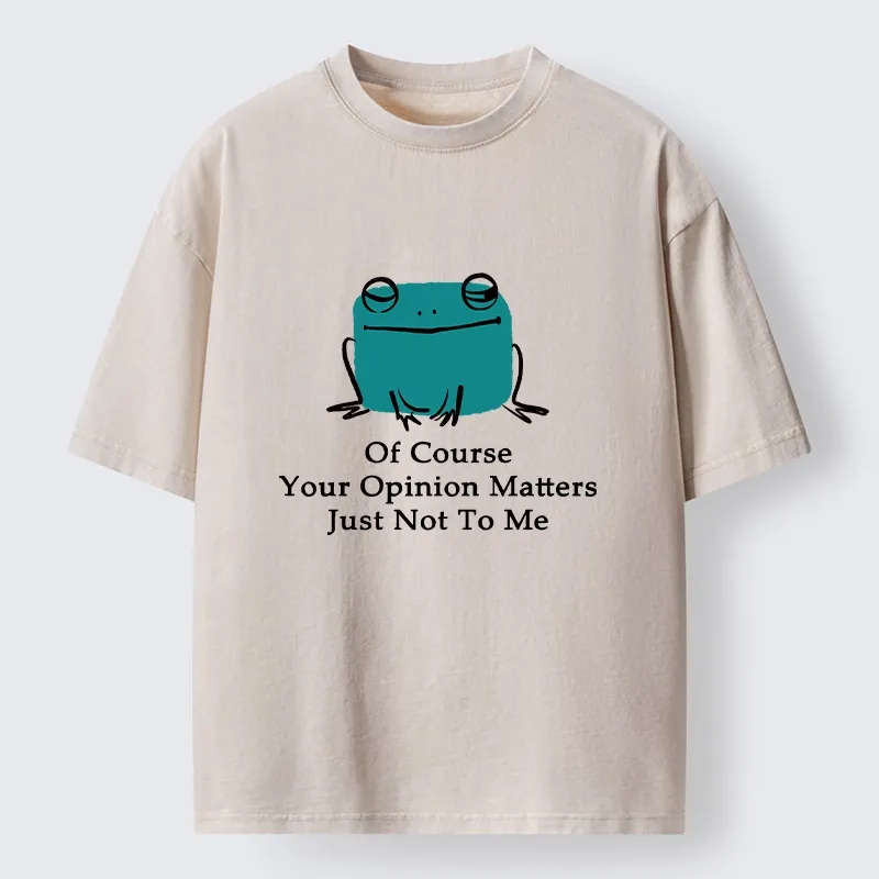 Tokyo-Tiger Cool Frog Unbothered By Others Opinions Washed T-Shirt Sale