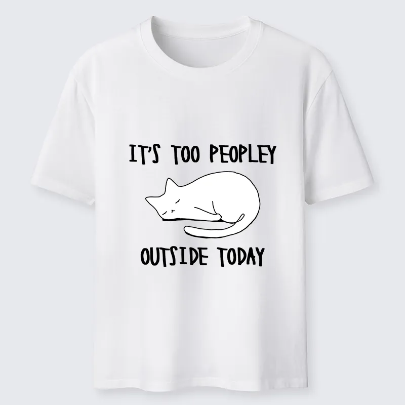 Tokyo-Tiger Funny Meme Quiet Lazy Cat Minimal Line Art Classic T-Shirt