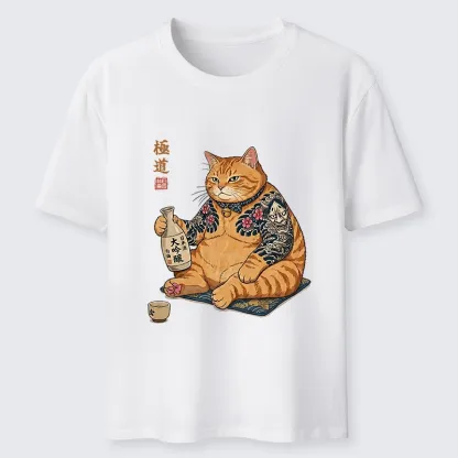 Tokyo-Tiger Traditional Japanese Cat Sake Classic T-Shirt