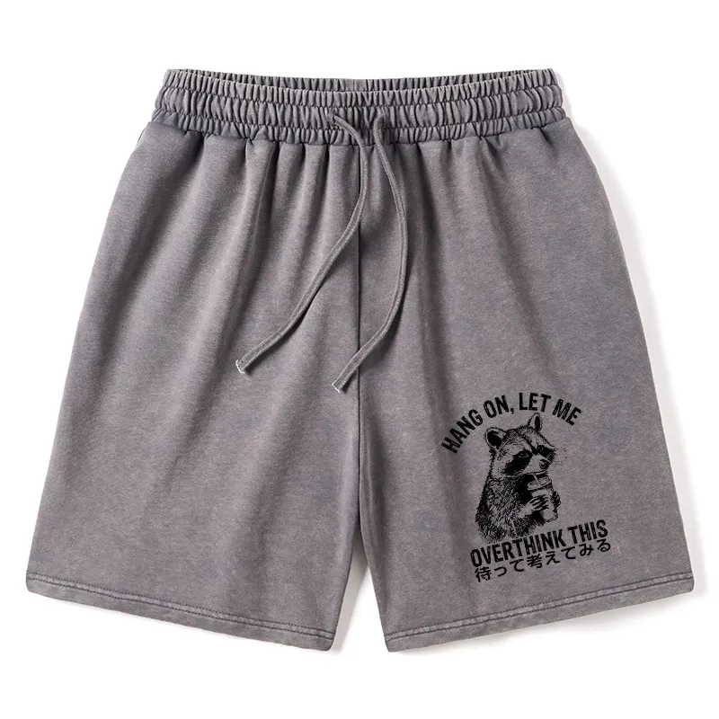 Tokyo-Tiger Overthink Raccoon Washed Shorts Sale