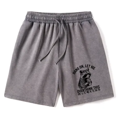 Tokyo-Tiger Overthink Raccoon Washed Shorts