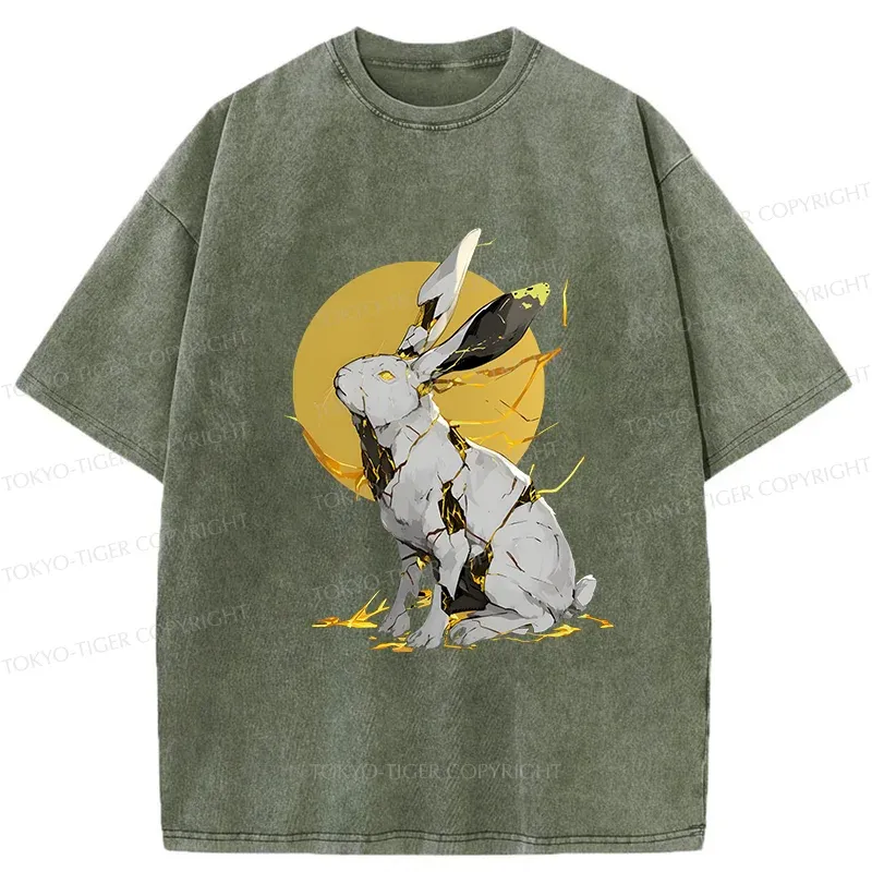 Tokyo-Tiger Broken Rabbit Washed T-Shirt