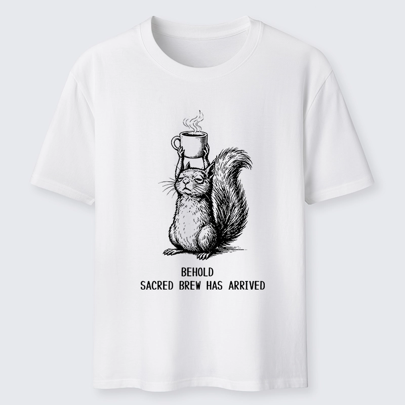 Tokyo-Tiger Squirrel Hold Sacred Coffee Meme Classic T-Shirt