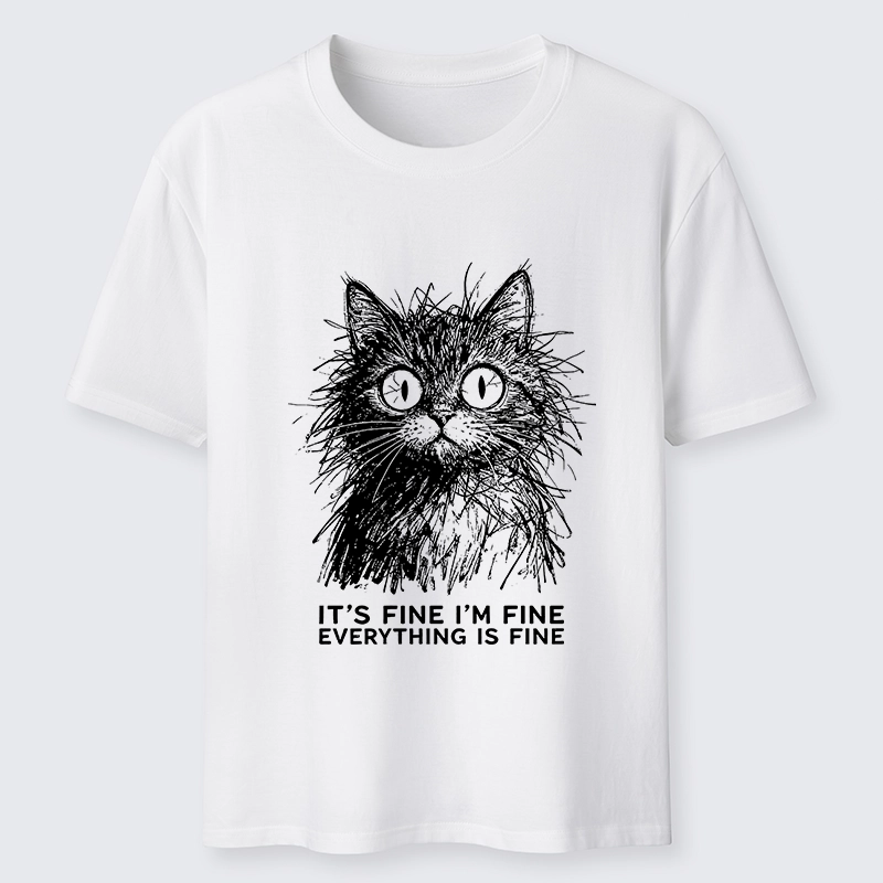 Tokyo-Tiger Fluffy Wild Cat Calm Fake Mood Classic T-Shirt