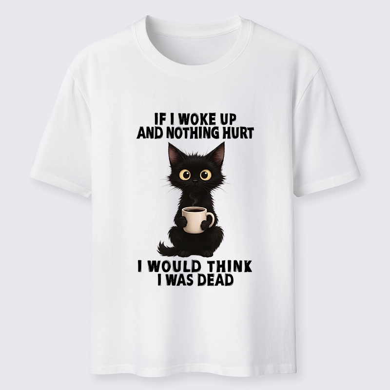 Tokyo-Tiger Funny Cute Black Cat And Coffee Meme Classic T-Shirt