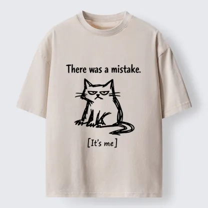Tokyo-Tiger Mistake Cat Funny Meme Washed T-Shirt