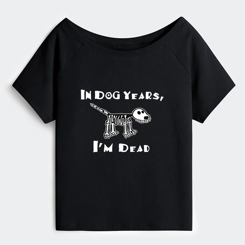 Tokyo-Tiger Funny Meme Old Dog Dead In Dog Years Vibe Off Shoulder T-Shirt Sale