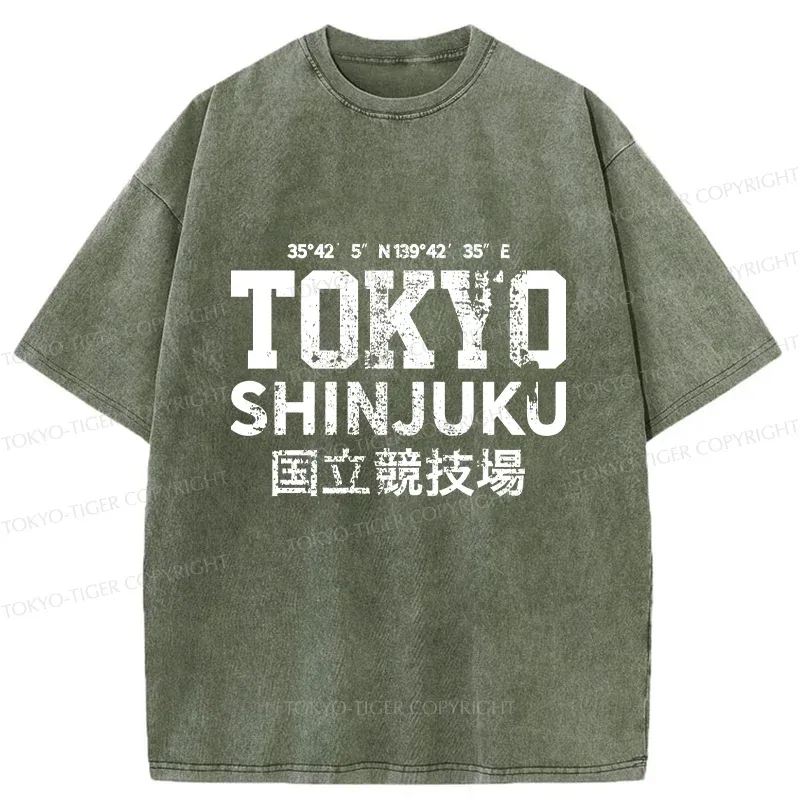 Tokyo-Tiger Tokyo Shinjuku Washed T-Shirt