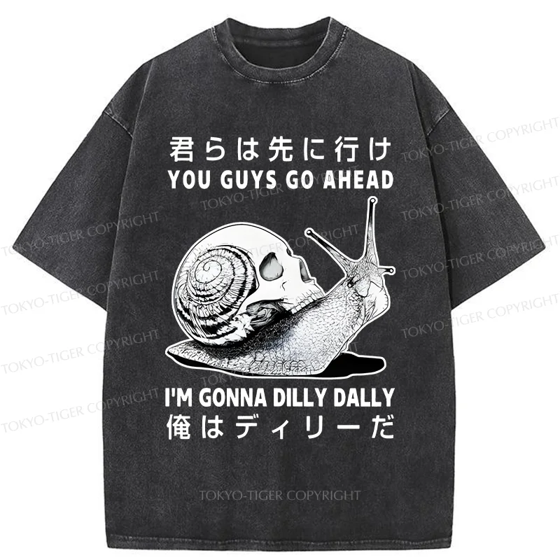 Tokyo-Tiger Dilly Dally's Snail Washed T-Shirt