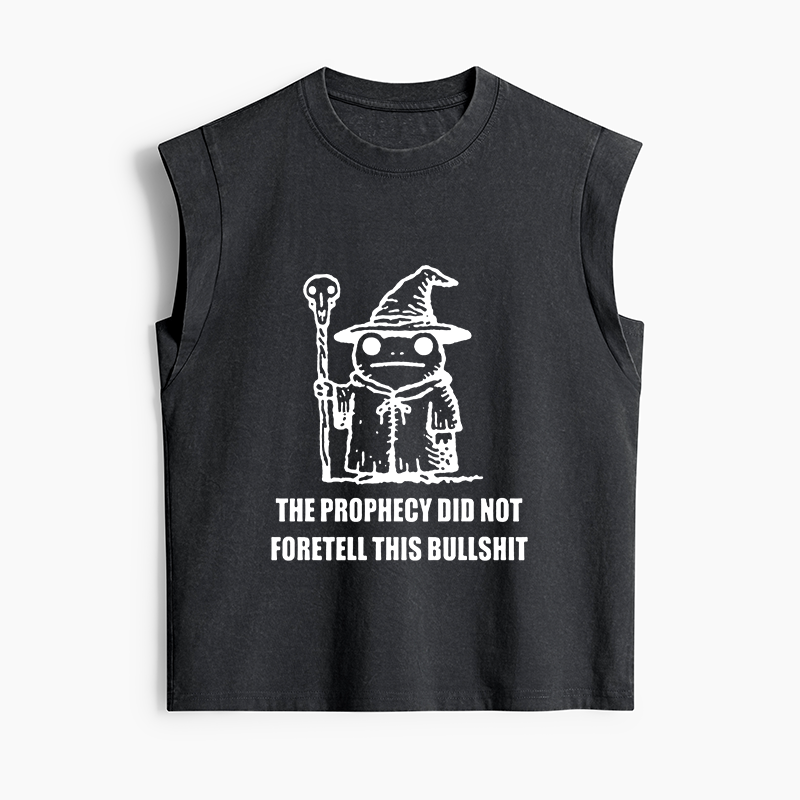 Tokyo-Tiger Funny Meme Wizard Frog Weird Prophecy Women's Washed Tank Tops