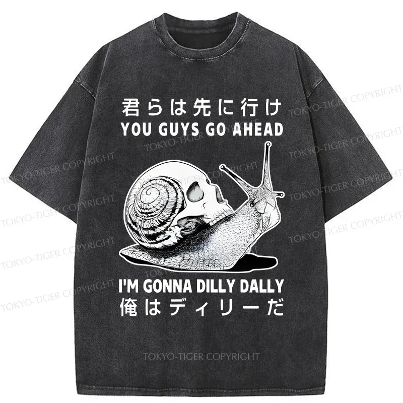 Tokyo-Tiger Dilly Dally's Snail Washed T-Shirt