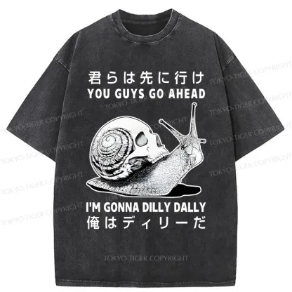 Tokyo-Tiger Dilly Dally's Snail Washed T-Shirt