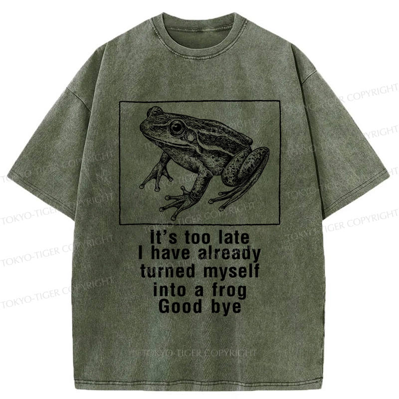 Tokyo-Tiger It's Too Late Washed T-Shirt