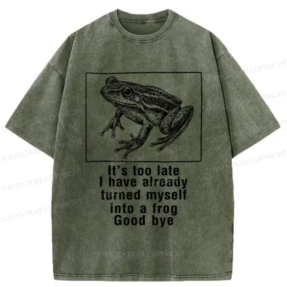 Tokyo-Tiger It's Too Late Washed T-Shirt