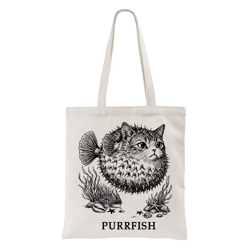 Tokyo-Tiger Spiky Puffer With Cute Cat Head Tote Bag Sale