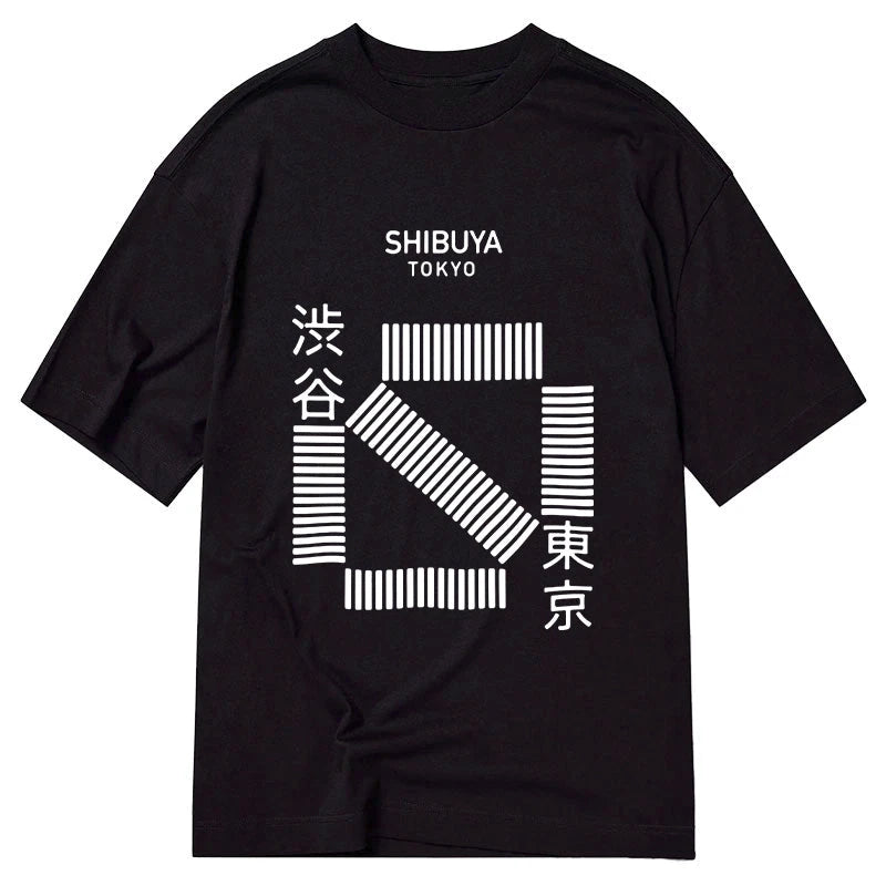 Tokyo-Tiger Japanese Shibuya Crossing Classic T-Shirt