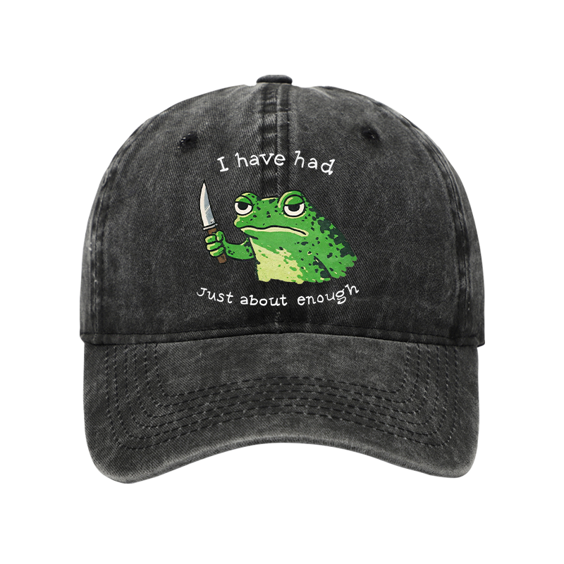Tokyo-Tiger Impatient Frog Washed Cap
