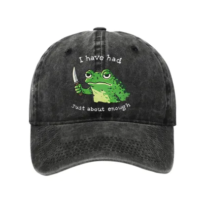 Tokyo-Tiger Impatient Frog Washed Cap