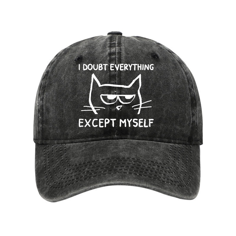 Tokyo-Tiger Confident Kitten Washed Cap