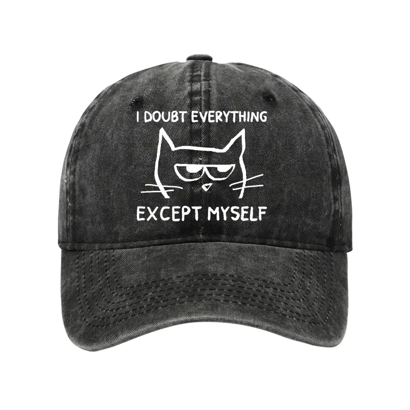 Tokyo-Tiger Confident Kitten Washed Cap