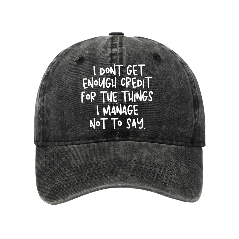 Tokyo-Tiger Saying No Is A Superpower Washed Cap
