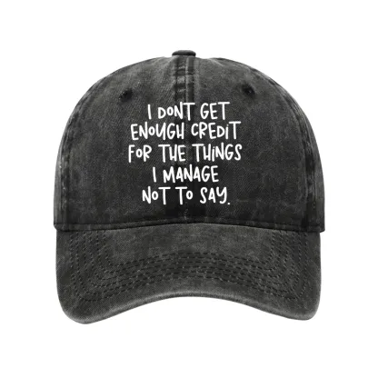 Tokyo-Tiger Saying No Is A Superpower Washed Cap