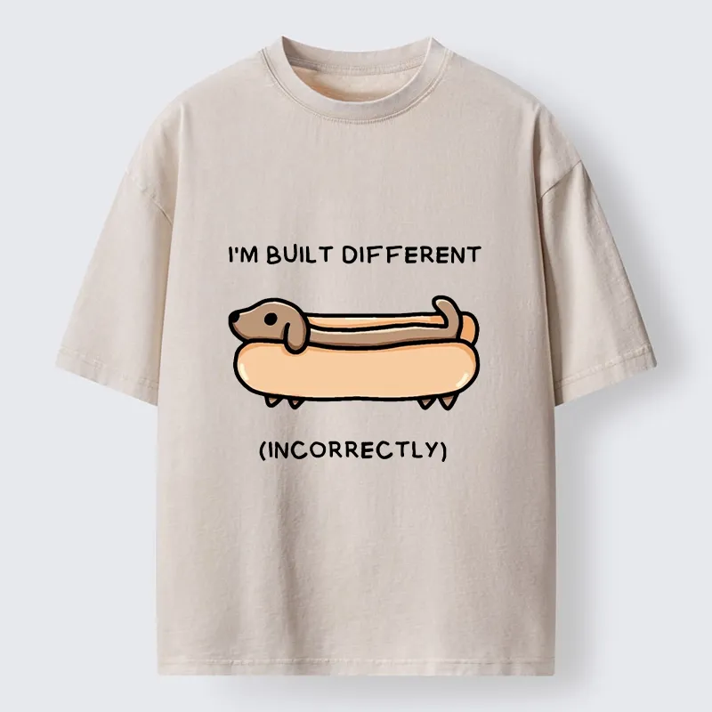 Tokyo-Tiger Built Different Dog Washed T-Shirt Sale
