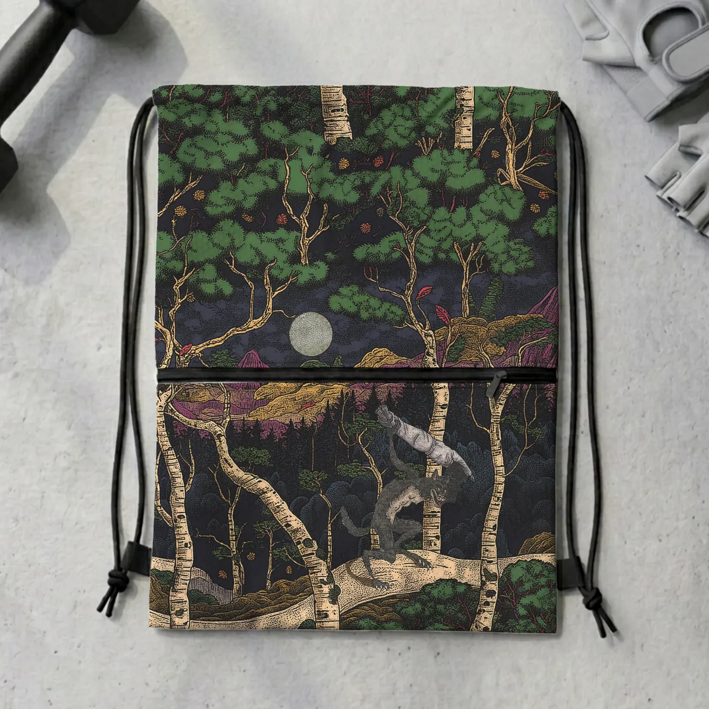 Tokyo-Tiger Horrible Ghoul Drawstring Backpack Sale