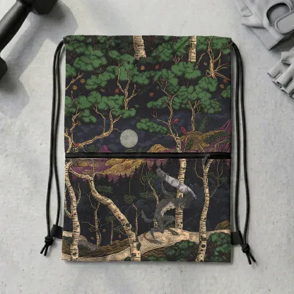 Tokyo-Tiger Horrible Ghoul Drawstring Backpack