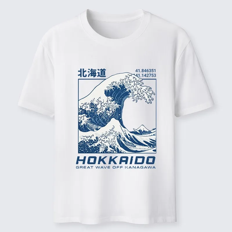 Tokyo-Tiger Hokkaido Wave Art Classic T-Shirt