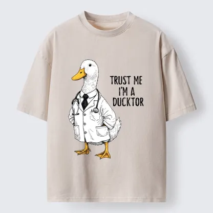 Tokyo-Tiger Trust Ducktor Washed T-Shirt