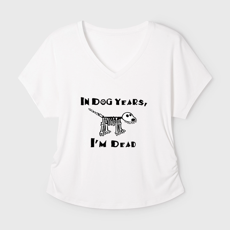 Tokyo-Tiger Funny Meme Old Dog Dead In Dog Years Vibe Modal Dolman Sleeve T-Shirt