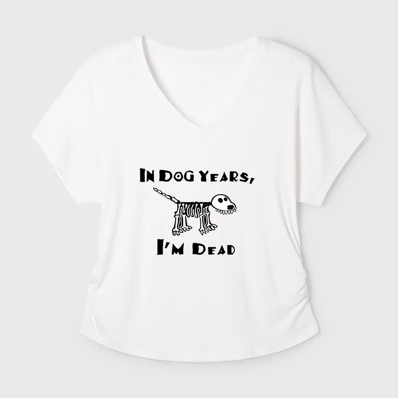Tokyo-Tiger Funny Meme Old Dog Dead In Dog Years Vibe Modal Dolman Sleeve T-Shirt