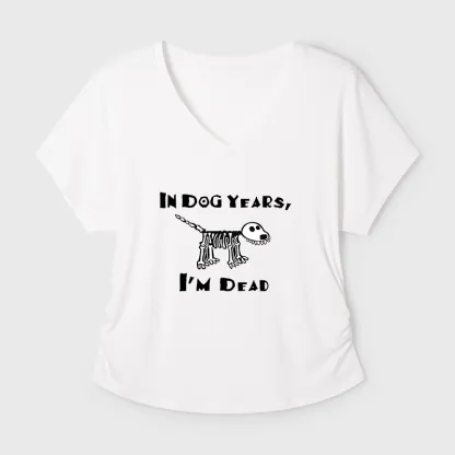Tokyo-Tiger Funny Meme Old Dog Dead In Dog Years Vibe Modal Dolman Sleeve T-Shirt