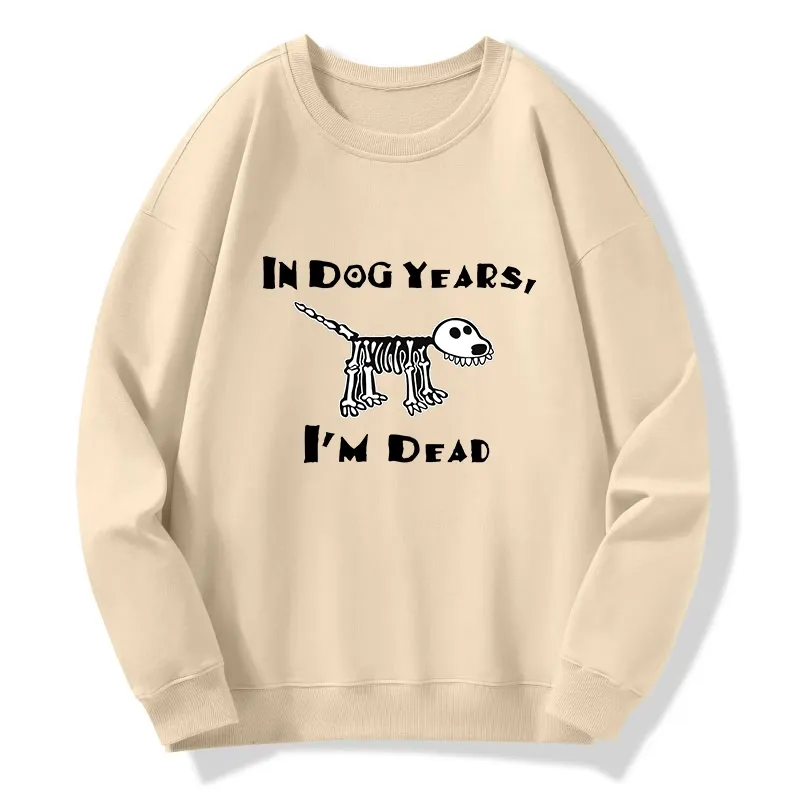 Tokyo-Tiger Funny Meme Old Dog Dead In Dog Years Vibe Classic Sweatshirt Sale