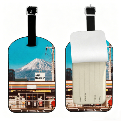 Tokyo-Tiger The Mount Fuji Is High Debts Unpaid Luggage Tag