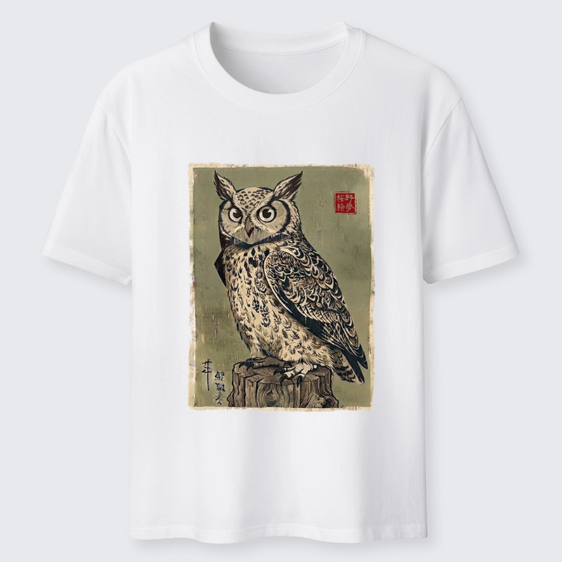 Tokyo-Tiger Wise Forest Owl Classic T-Shirt
