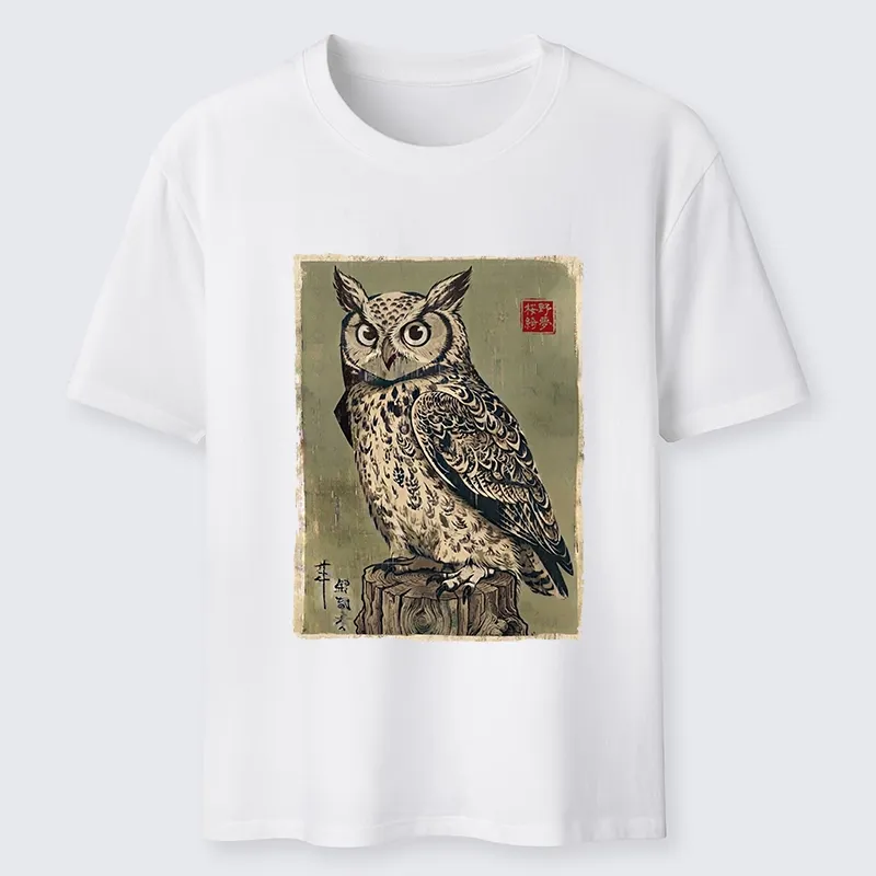 Tokyo-Tiger Wise Forest Owl Classic T-Shirt